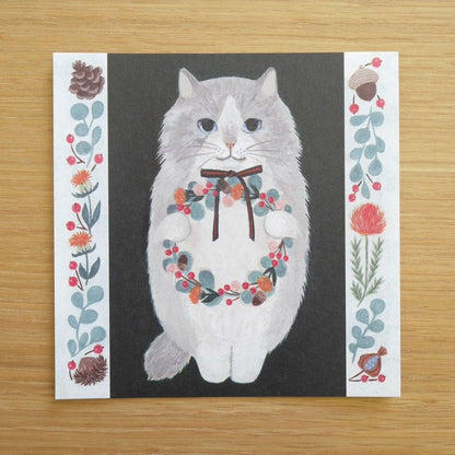 長毛猫 - 4legs memo paper