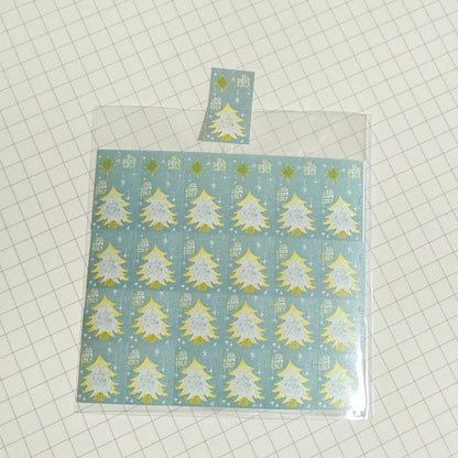 A quiet night - 啓文社印刷 Keibunsha - 24 labeler stickers sampler