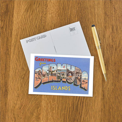 Greetings from Bermuda Islands - Found Image postcard