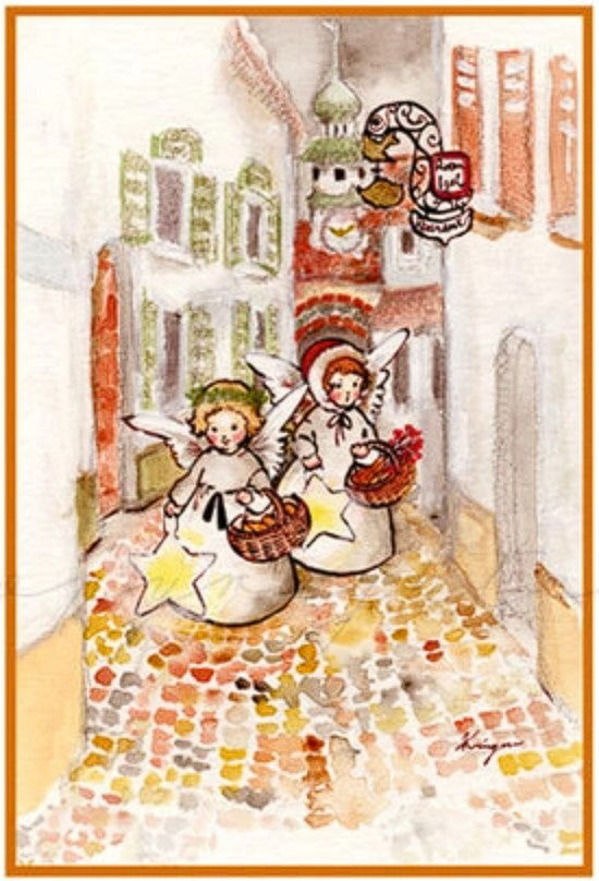 Angels in Town - Krimgen postcard