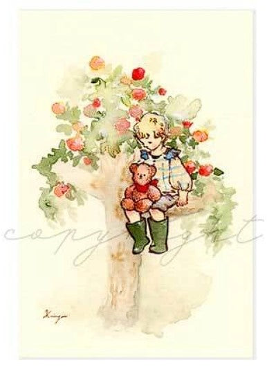 Apple Tree - Krimgen postcard