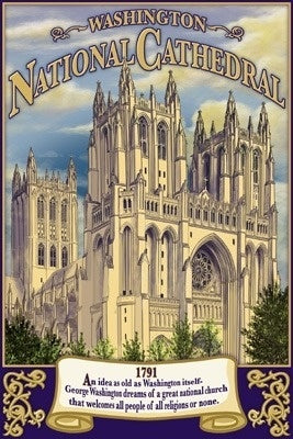 National Cathedral - Washington, DC - LanternPress postcard
