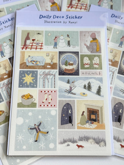 winter stories - Daily Deco sticker  -  roomemory