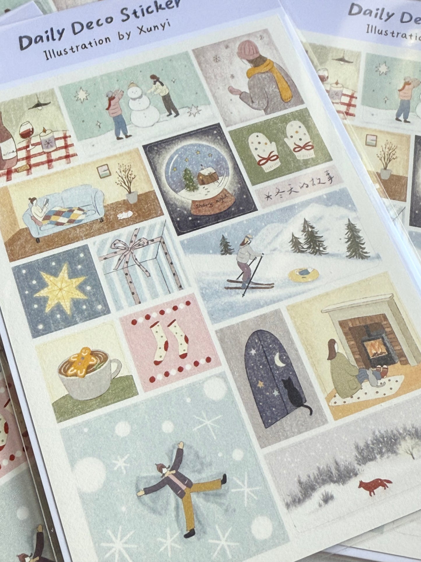 winter stories - Daily Deco sticker  -  roomemory