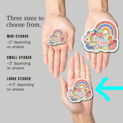 Don’T Forget To Daydream - vinyl sticker - Lantern Press