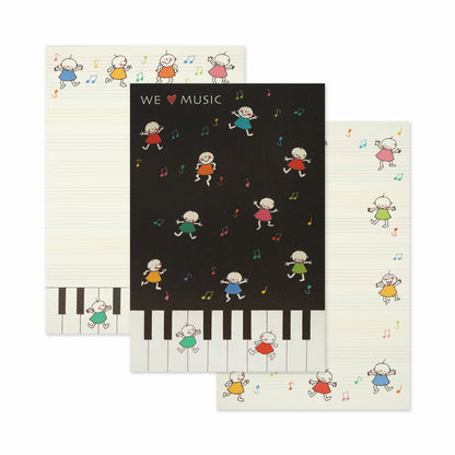Piano - Frontia postcard pad
