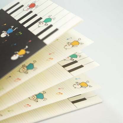 Piano - Frontia postcard pad
