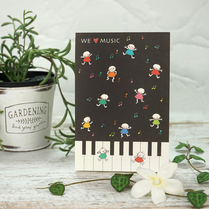 Piano - Frontia postcard pad