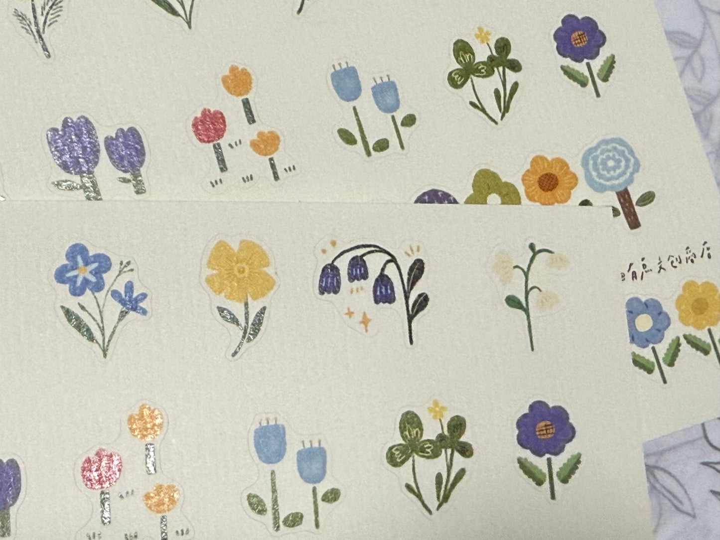 Spring Flowers - washi paper sticker set  -  A Little Creative Store (YOUDIAN DESIGN)