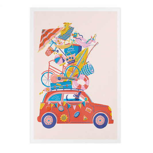 Just Beachy - Lantern Press Postcard