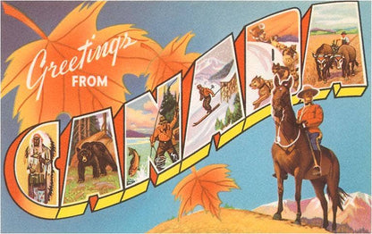 Greetings from Canada - Found Image postcard