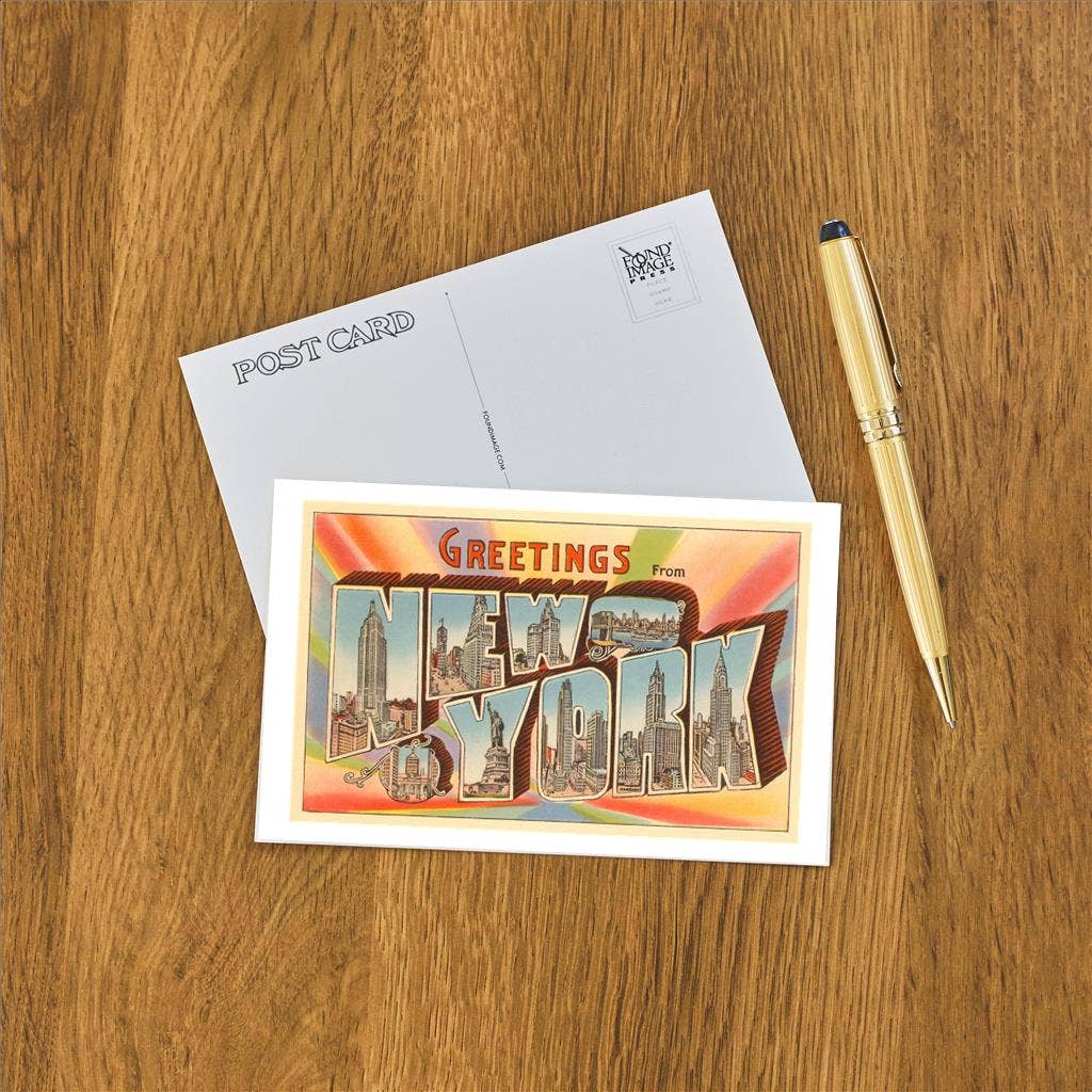 Greetings from New York City - Found Image postcard