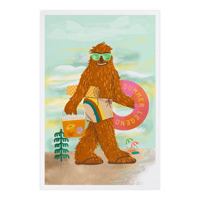 Summer Legend, Bigfoot - Lantern Press Postcard