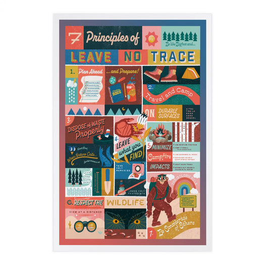 Leave No Trace - Lantern Press Postcard