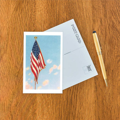 American Flag - Found Image postcard