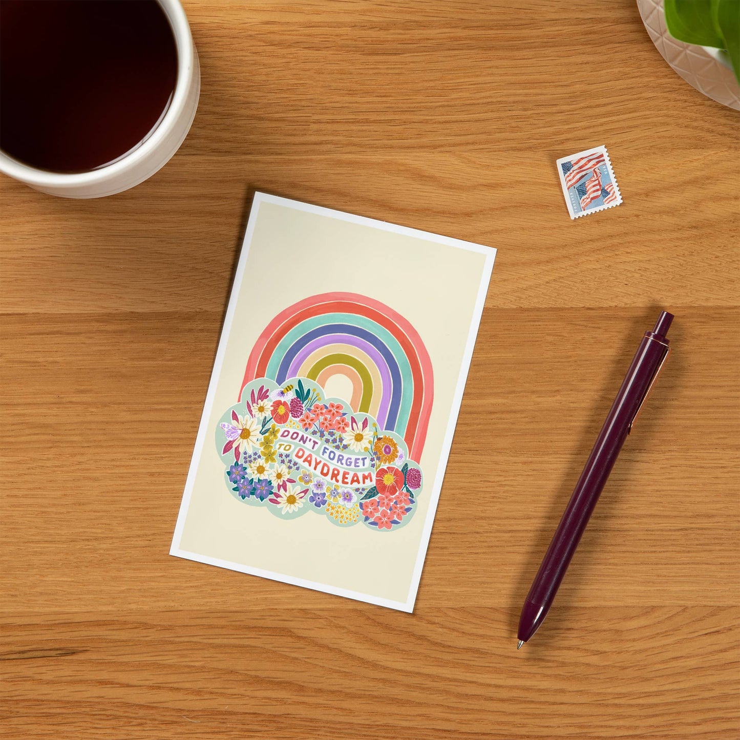 Don't Forget To Daydream - Lantern Press Postcard