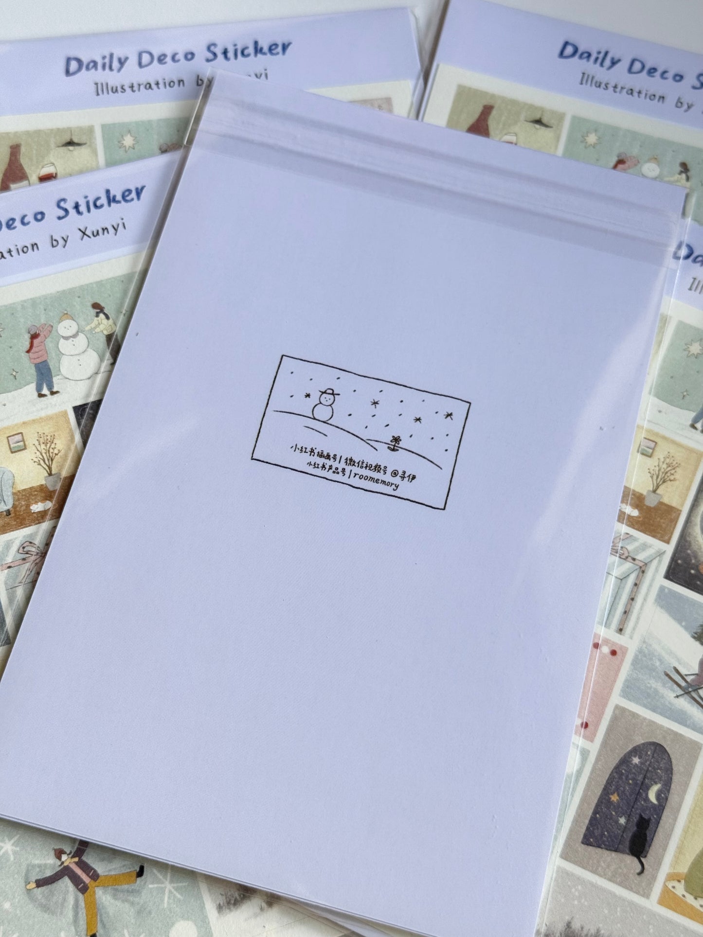 winter stories - Daily Deco sticker  -  roomemory