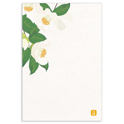 White Camellia - Frontia winter postcard