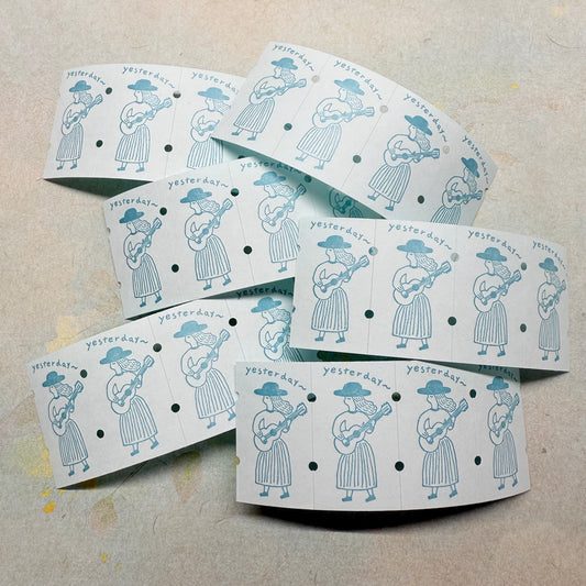 Yesterday - 36 Sublo - 24 label stickers sampler