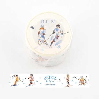 Skiiing - BGM Washi tape