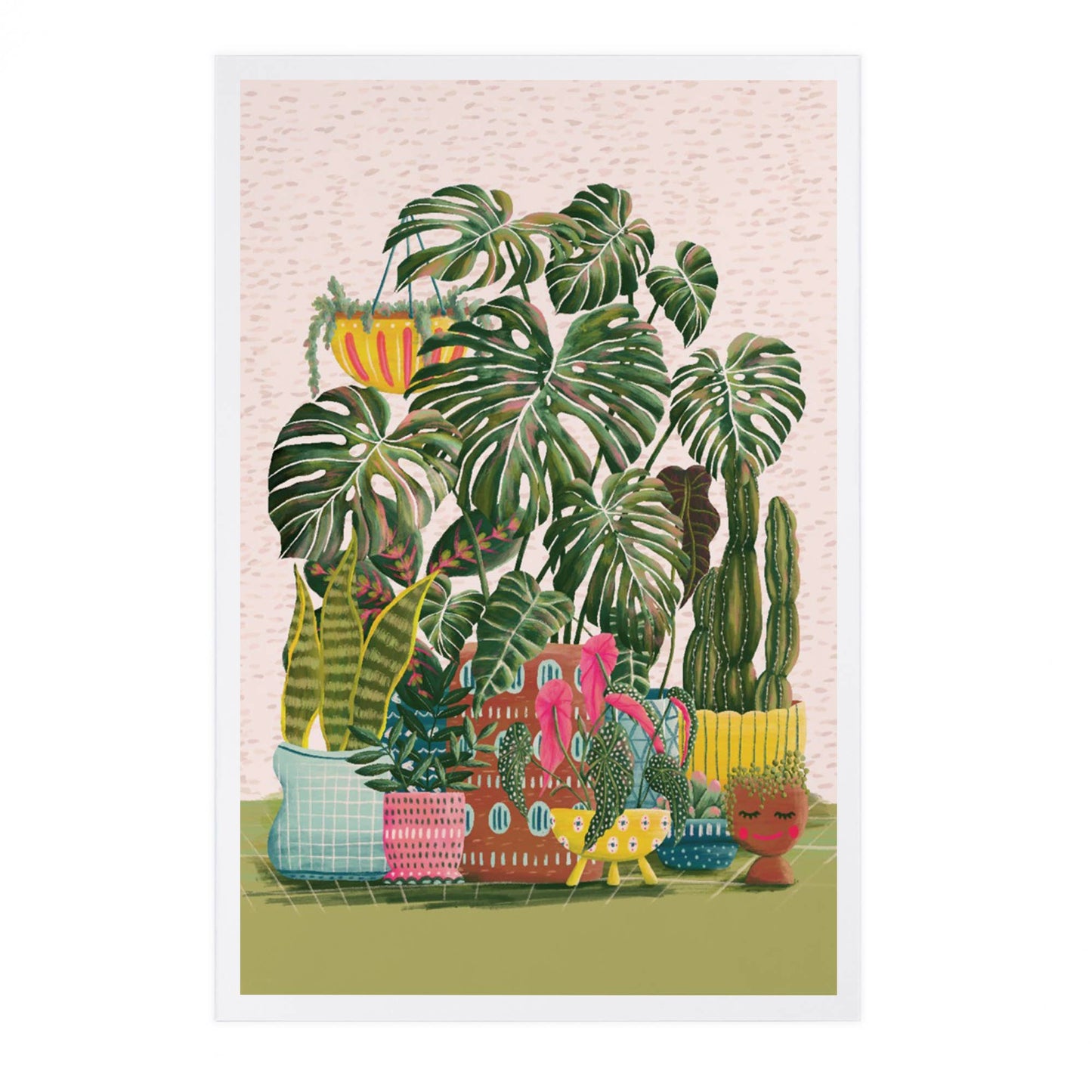 Plant Parent, Tropical Greenery - Lantern Press Postcard