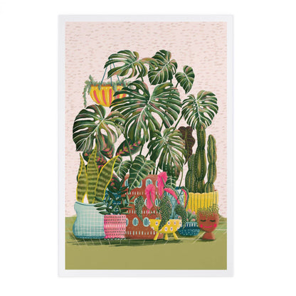 Plant Parent, Tropical Greenery - Lantern Press Postcard