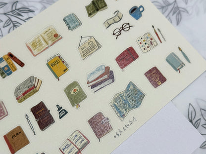A Journaler’s Collection - washi paper sticker set -  A Little Creative Store (YOUDIAN DESIGN)