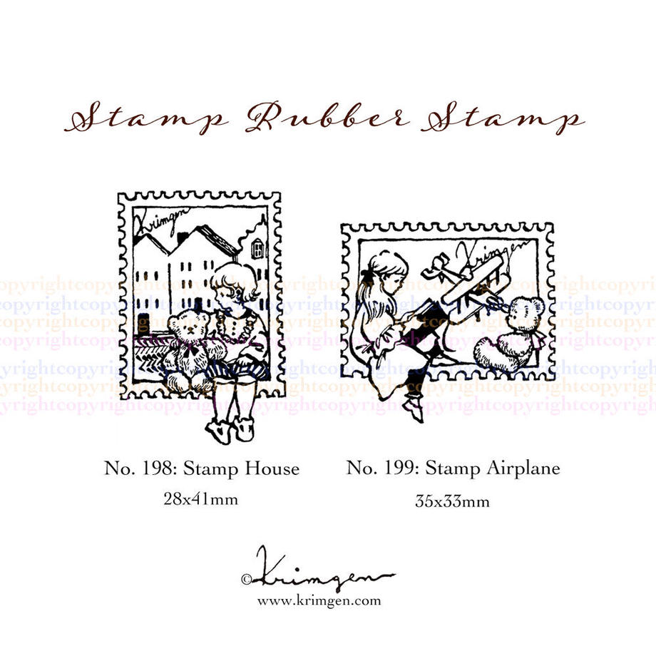 "Stamp House" - Krimgen Rubber Stamp