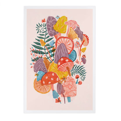 Earthy Dreamer, Mushrooms - Lantern Press Postcard