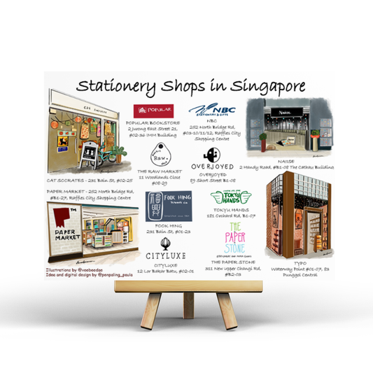 Stationery Shops in Singapore - Penpaling Paula Postcard