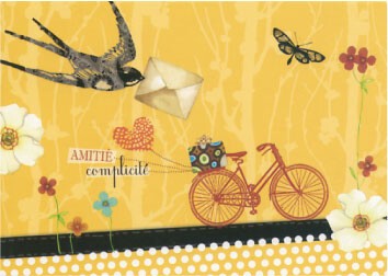 Illustration - Patch Work Postcard