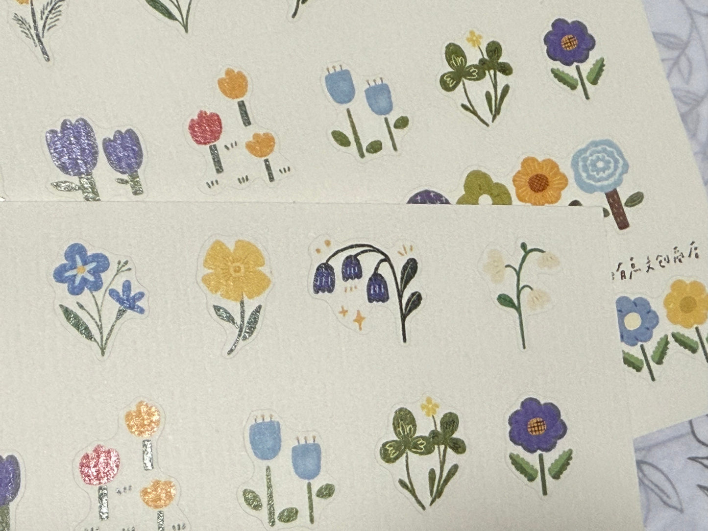 Spring Flowers - washi paper sticker set  -  A Little Creative Store (YOUDIAN DESIGN)