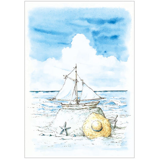 Wind Sail - Shinya Uchida Postcard