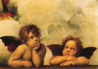 Sistine Madonna 1 - Raphael Postcard