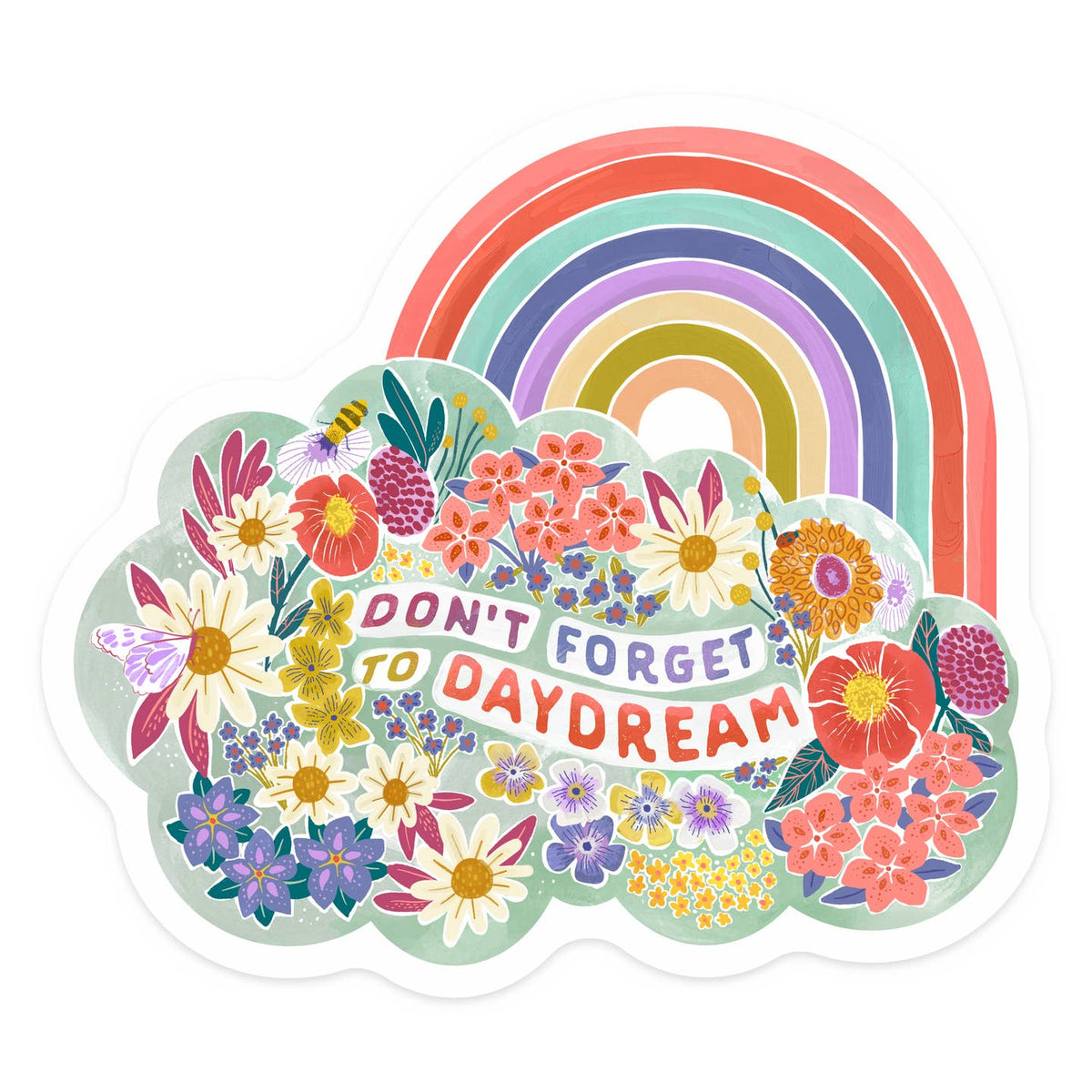 Don’T Forget To Daydream - vinyl sticker - Lantern Press