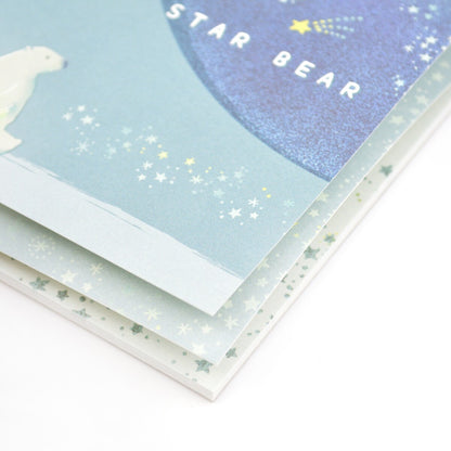 Polar Bears and Starry Skies - Frontia postcard pad
