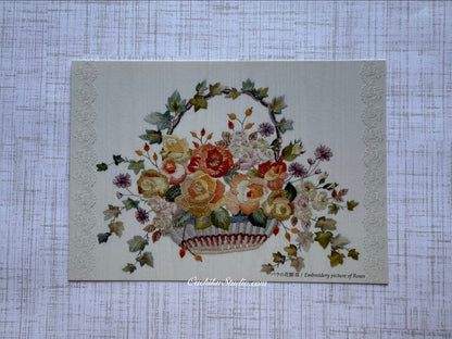 Rose Flower Frame III - Totsuka Shisyu postcard