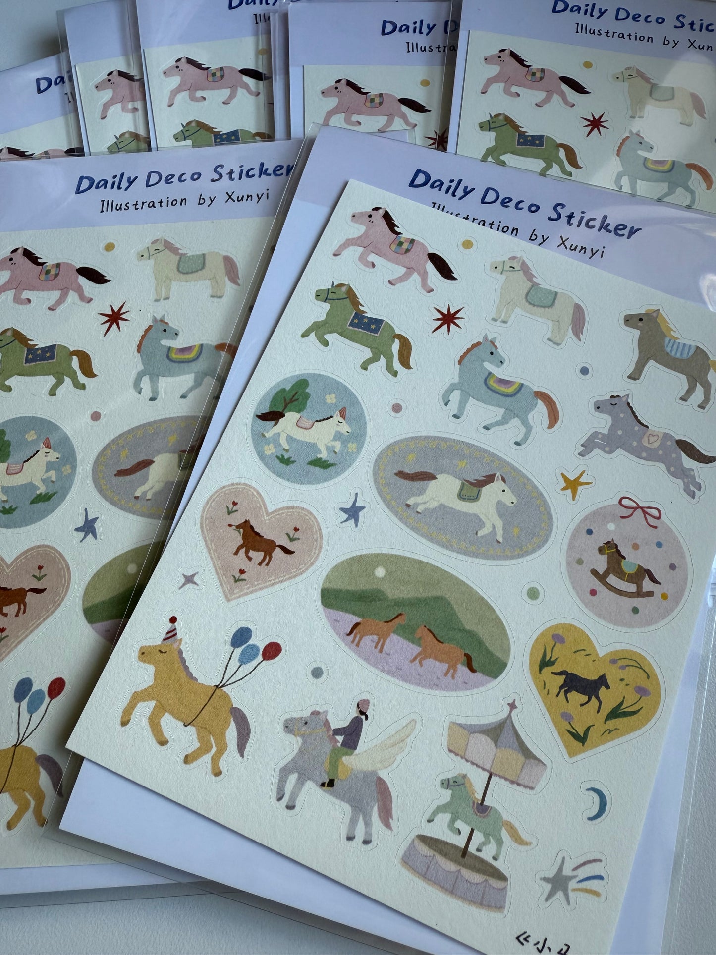 Little horse - Daily Deco sticker  -  roomemory