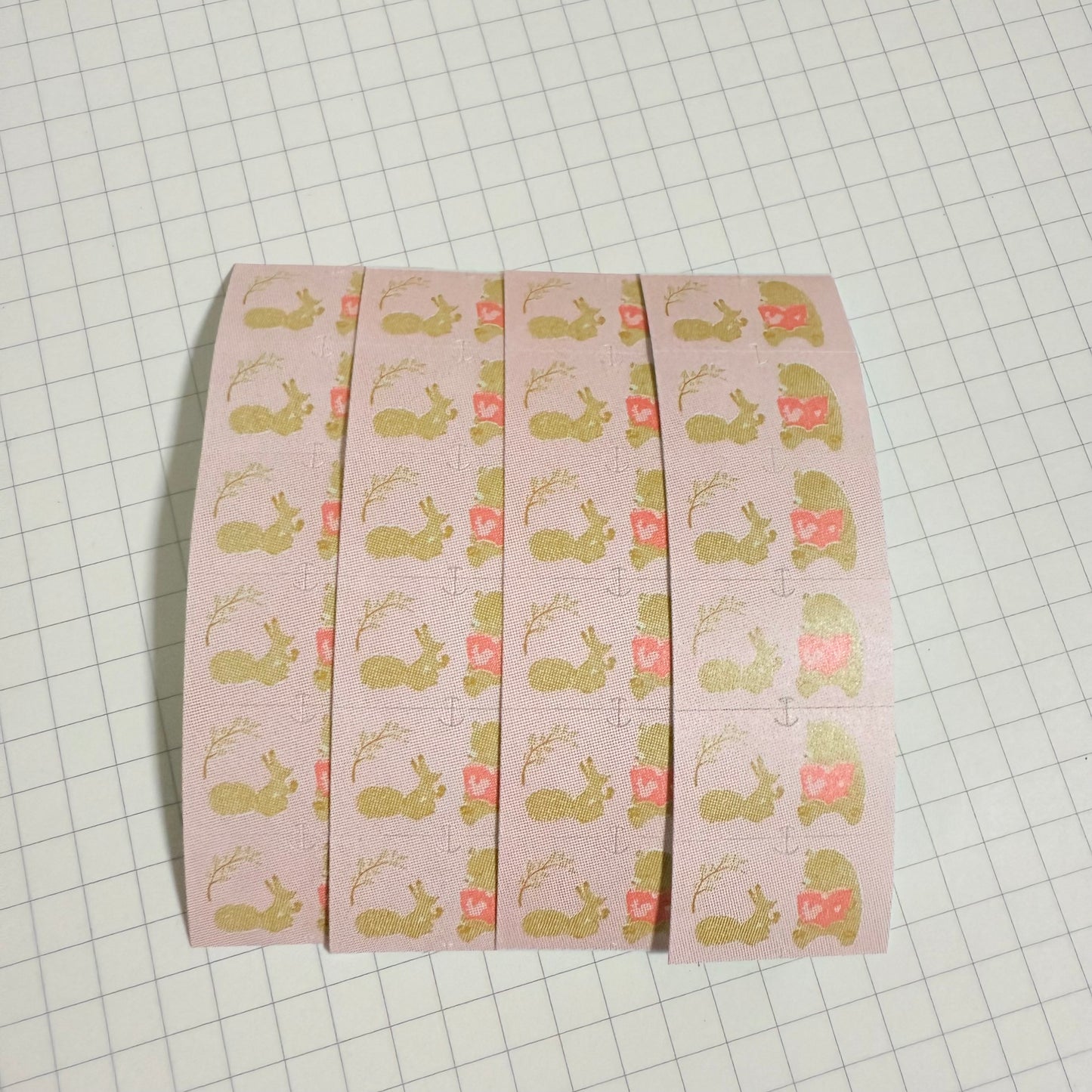 Bears and squirrels - 啓文社印刷 keibunsha - 24 labeler stickers sampler