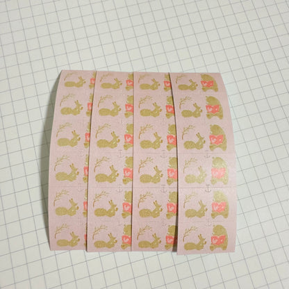 Bears and squirrels - 啓文社印刷 keibunsha - 24 labeler stickers sampler