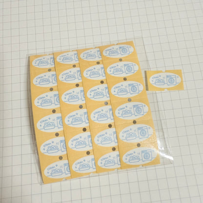 Laundry - Abai Design白教授研究所 - 24 labeler stickers sampler