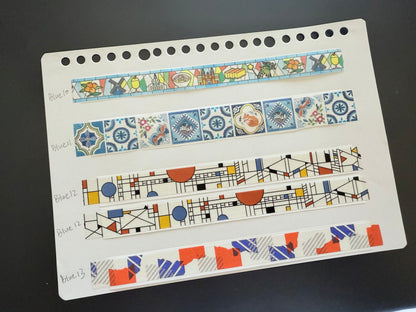 MT Washi Tape Sampler - 0.5m - Blue collection 3