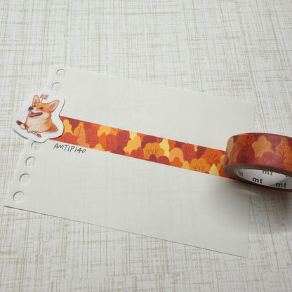 fall forest 秋之森 - 55cm sampler - mt DIRECT- mt masking tape (exhibition limited edition)