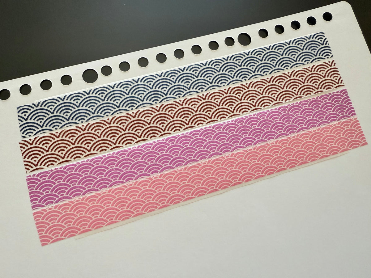 MT Washi Tape Sampler set - 0.5m - wave collection