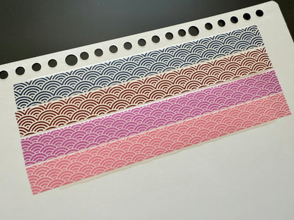 MT Washi Tape Sampler set - 0.5m - wave collection