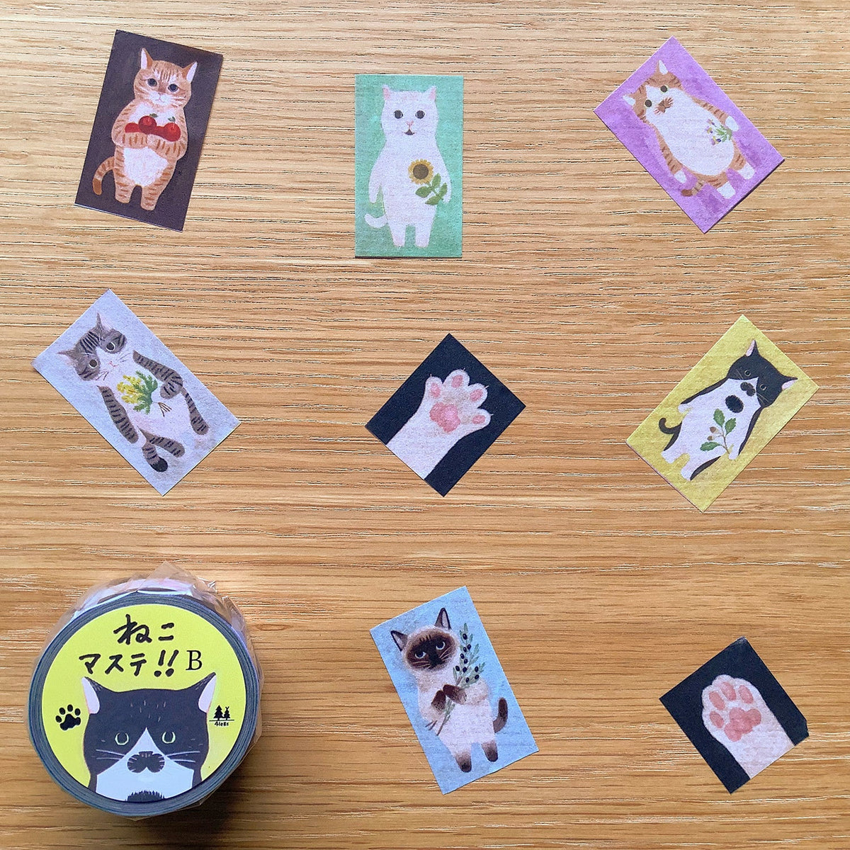 Cat #B - 4Legs washi tape