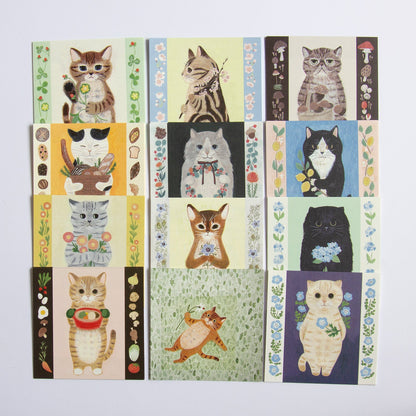 cat memo (set 2)- 4legs memo paper