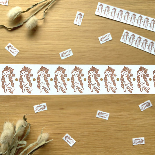 腹毛なでて - 4legs label sticker (20 stickers sampler)