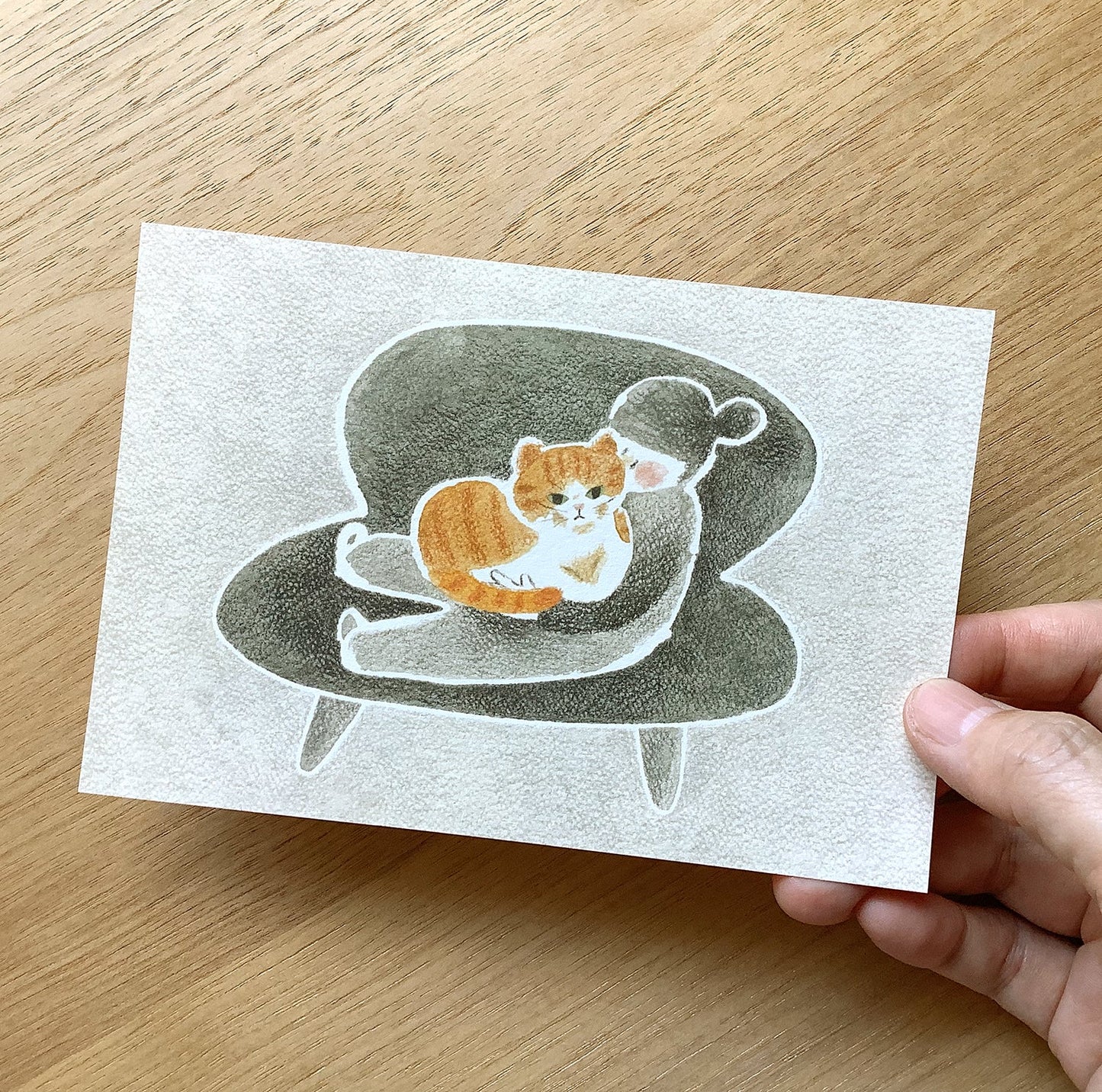 Me and my cat 02- 4legs postcards