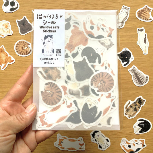 We love cats  -  4legs stickers